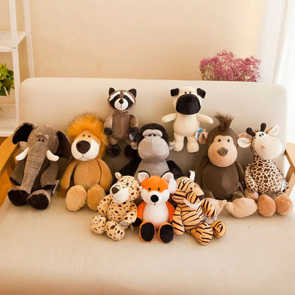 Jungle Animals Stuffed Toys - Kia Day Design