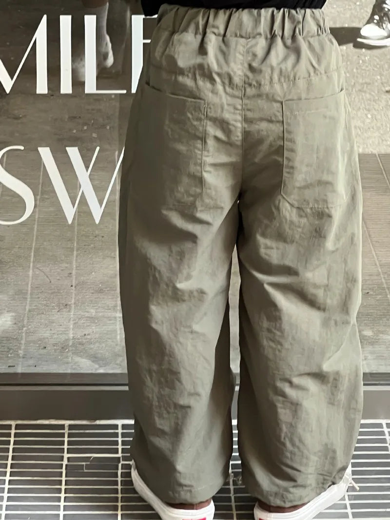 Boys Straight Casual Cargo Pants