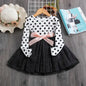 Summer Princess Dress Black Pink 4T