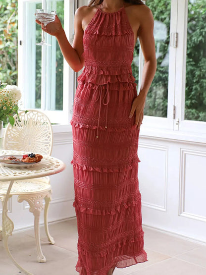 Sleeveless Top and Maxi Skirt Set- Shopimist- {{Product type}}