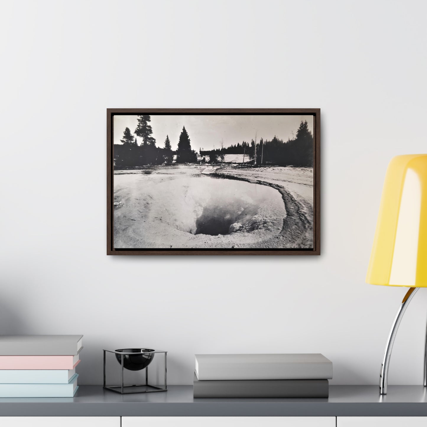 Morning Glory Pool Yellowstone Gallery Canvas Wraps, Horizontal Frame