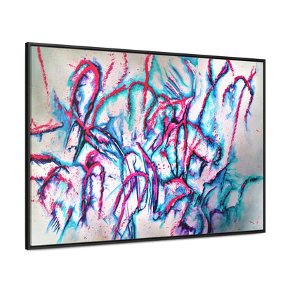 Pink Jellyfish Gallery Canvas Wraps, Horizontal Frame