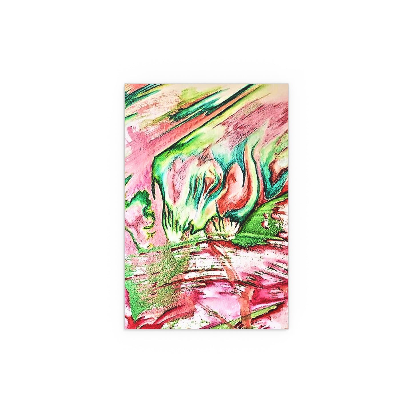 Pink Forest Silk Posters