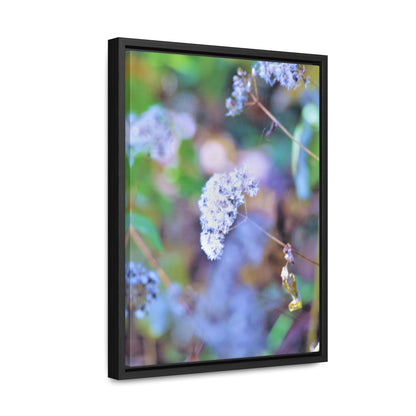 Macro Blue Gallery Canvas Wraps, Vertical Frame