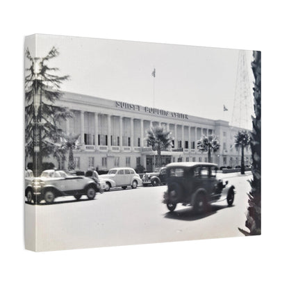 Sunset Bowling Center Largest in U.S 1939 Stretched Canvas