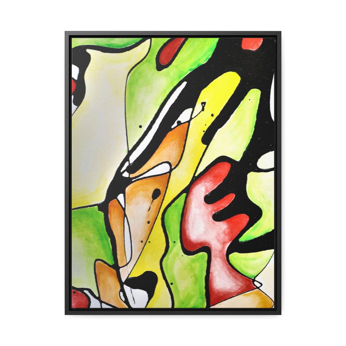 Red Mushroom Gallery Canvas Wraps, Vertical Frame