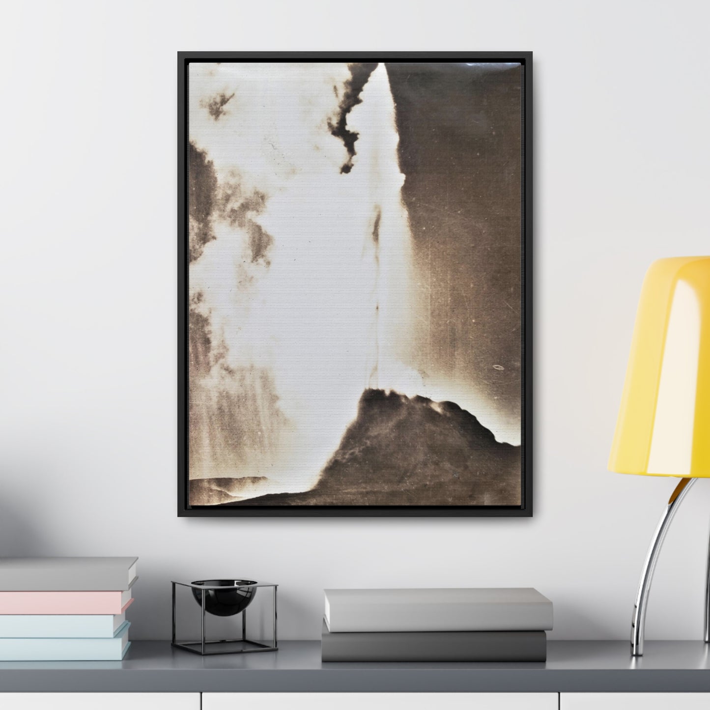 White Dome Geyser Yellowstone Gallery Canvas Wraps, Vertical Frame