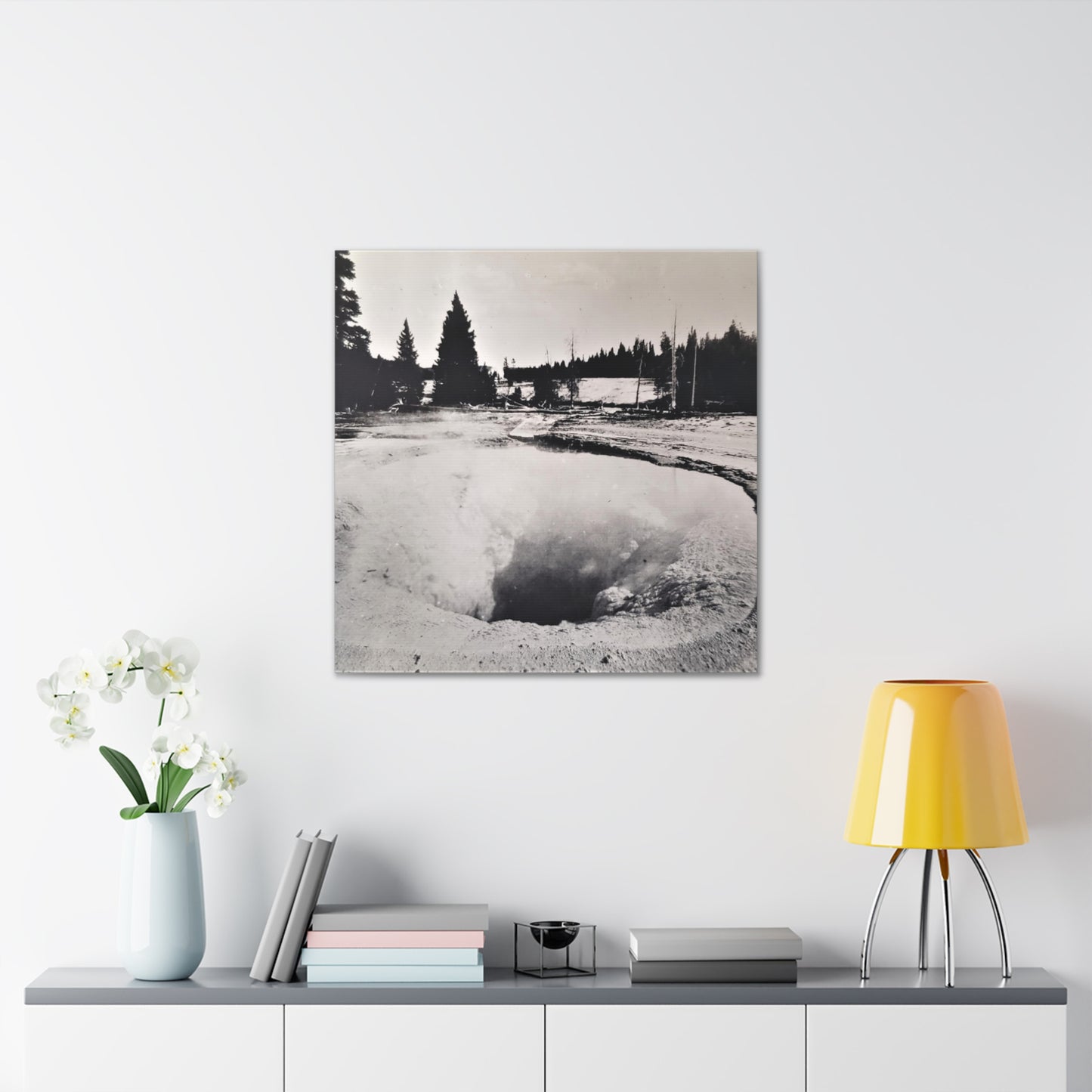 Morning Glory Pool Yellowstone Canvas Gallery Wraps