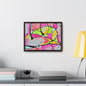 Pink Mouse Gallery Canvas Wraps Horizontal Frame 16″ x 12″ Walnut 1.25"
