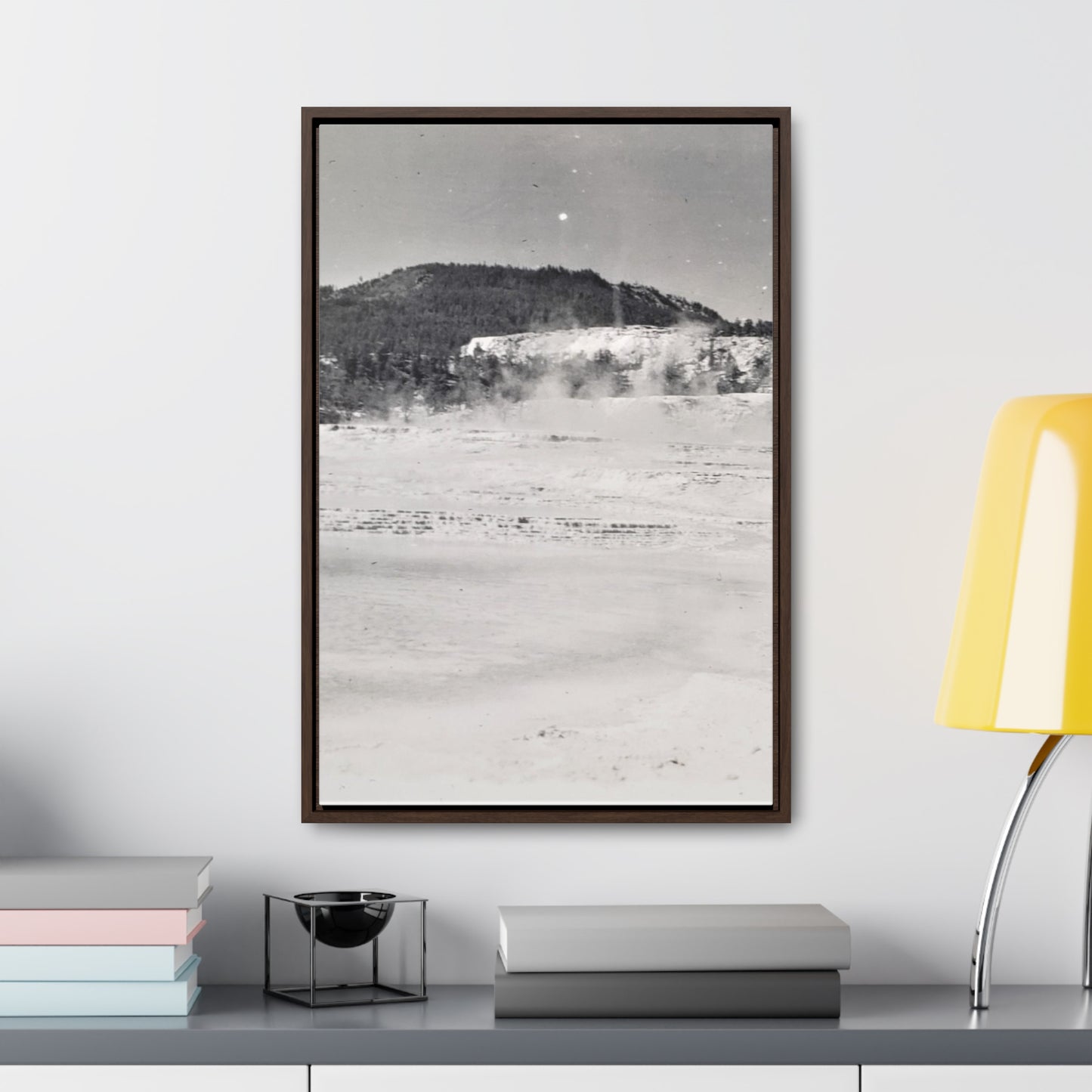 Mammoth Hot Springs Yellowstone Gallery Canvas Wraps, Vertical Frame