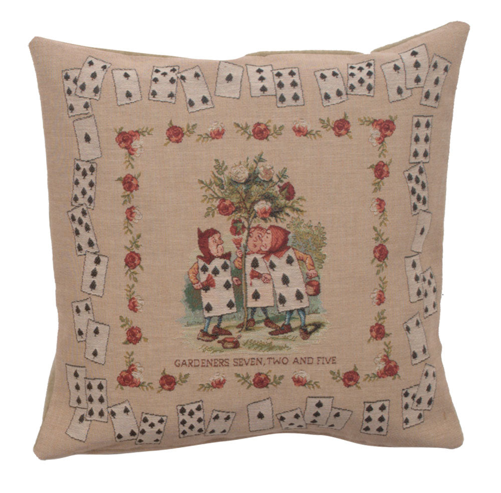 The Gardeners Alice In Wonderland French Cushion - - Tapestry