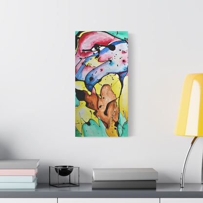 3rd Eye Sundae Satin Canvas Stretched - Kia Day Design