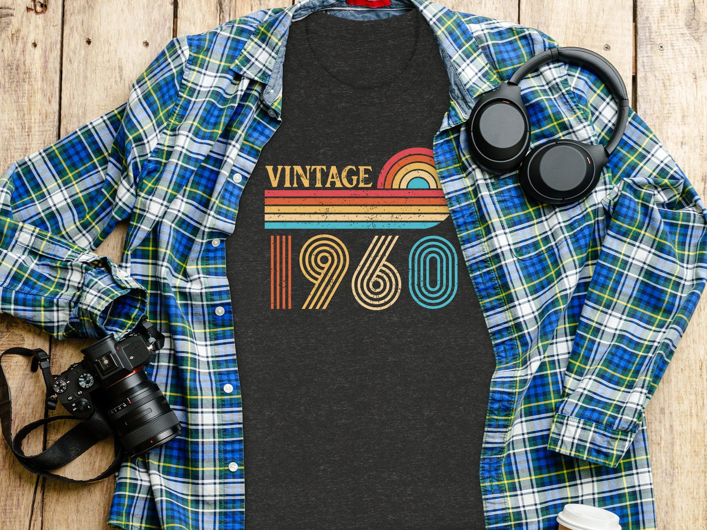 Retro Vintage 1960 Graphic Design Cool Style T-Shirt- Cloud 16 Clothing Co.- {{Product type}}