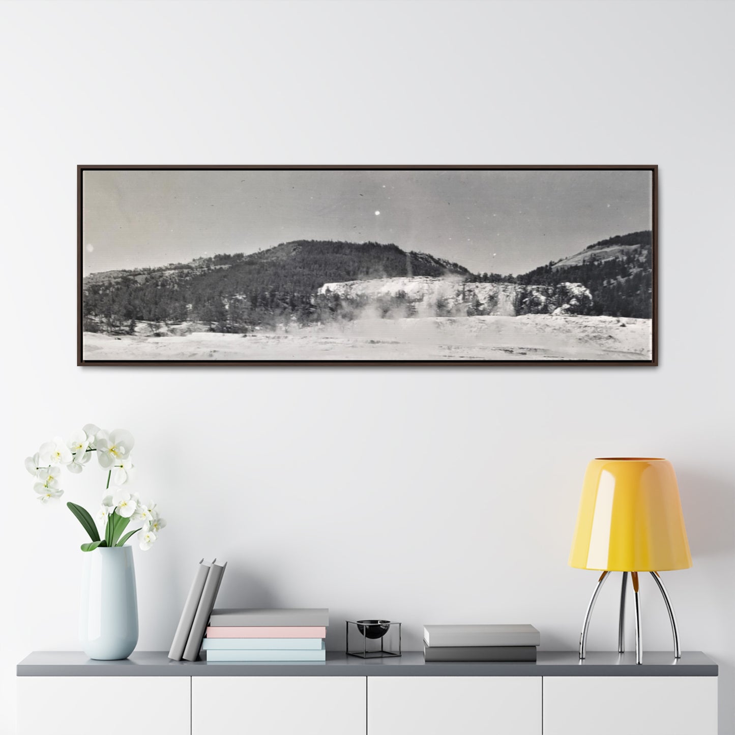 Mammoth Hot Springs Yellowstone Gallery Canvas Wraps, Horizontal Frame