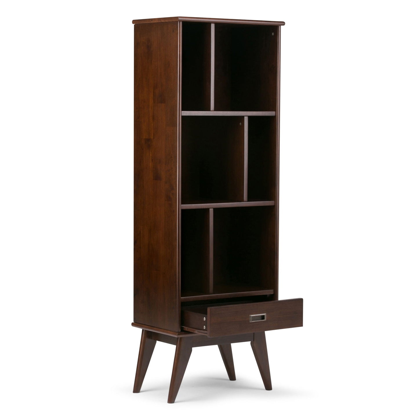 Draper - Mid Century Wide Bookcase And Storage Unit- Unique Piece Furniture- {{Product type}}