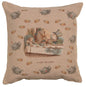 The Tea Party Alice In Wonderland French Cushion - - Tapestry