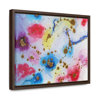 Purple Swirl Gallery Canvas Wraps, Horizontal Frame