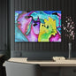 Cat Dog Acrylic Prints 36" x 24" (Horizontal) Glossy