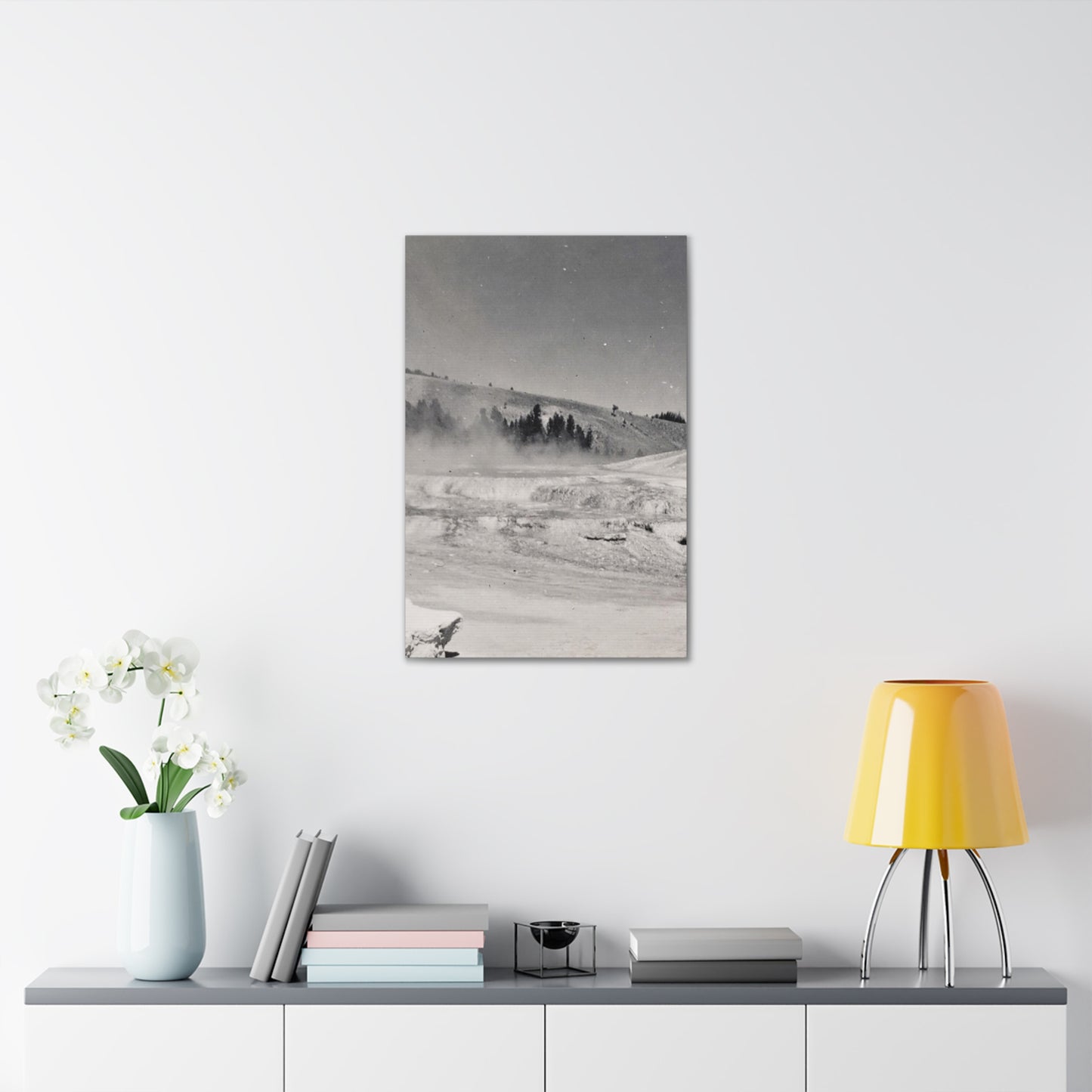 Mammoth Hot Springs Canvas Gallery Wraps