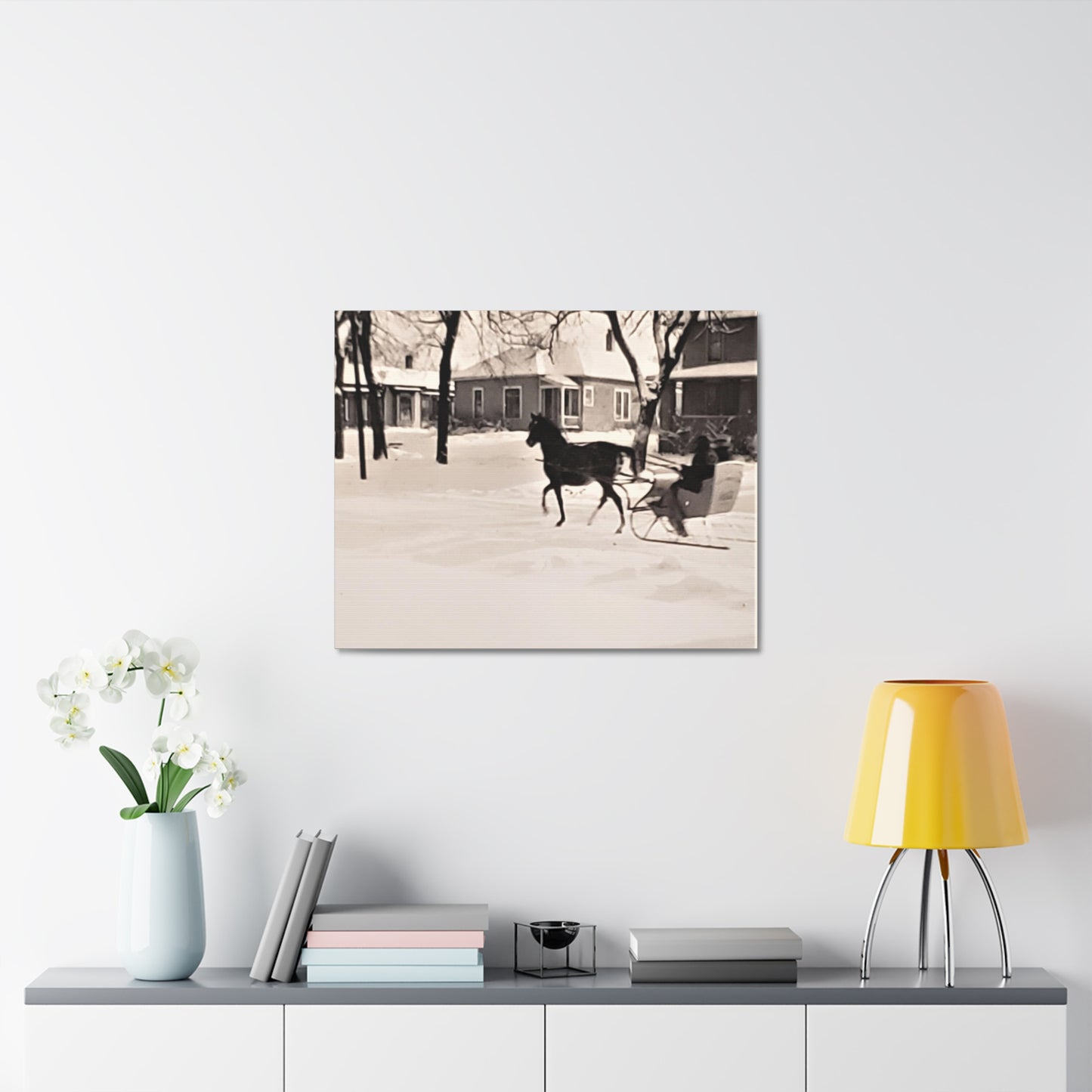 Carriage Ride Stretched Canvas