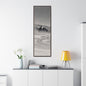 Mammoth Hot Springs Gallery Canvas Wraps Vertical Frame 20″ x 60″ Premium Gallery Wraps (1.25″) Walnut
