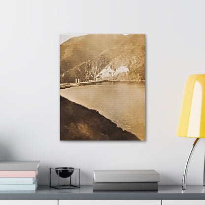 Morris Dam Lake Canvas Gallery Wraps 16″ x 20″ 1.25"