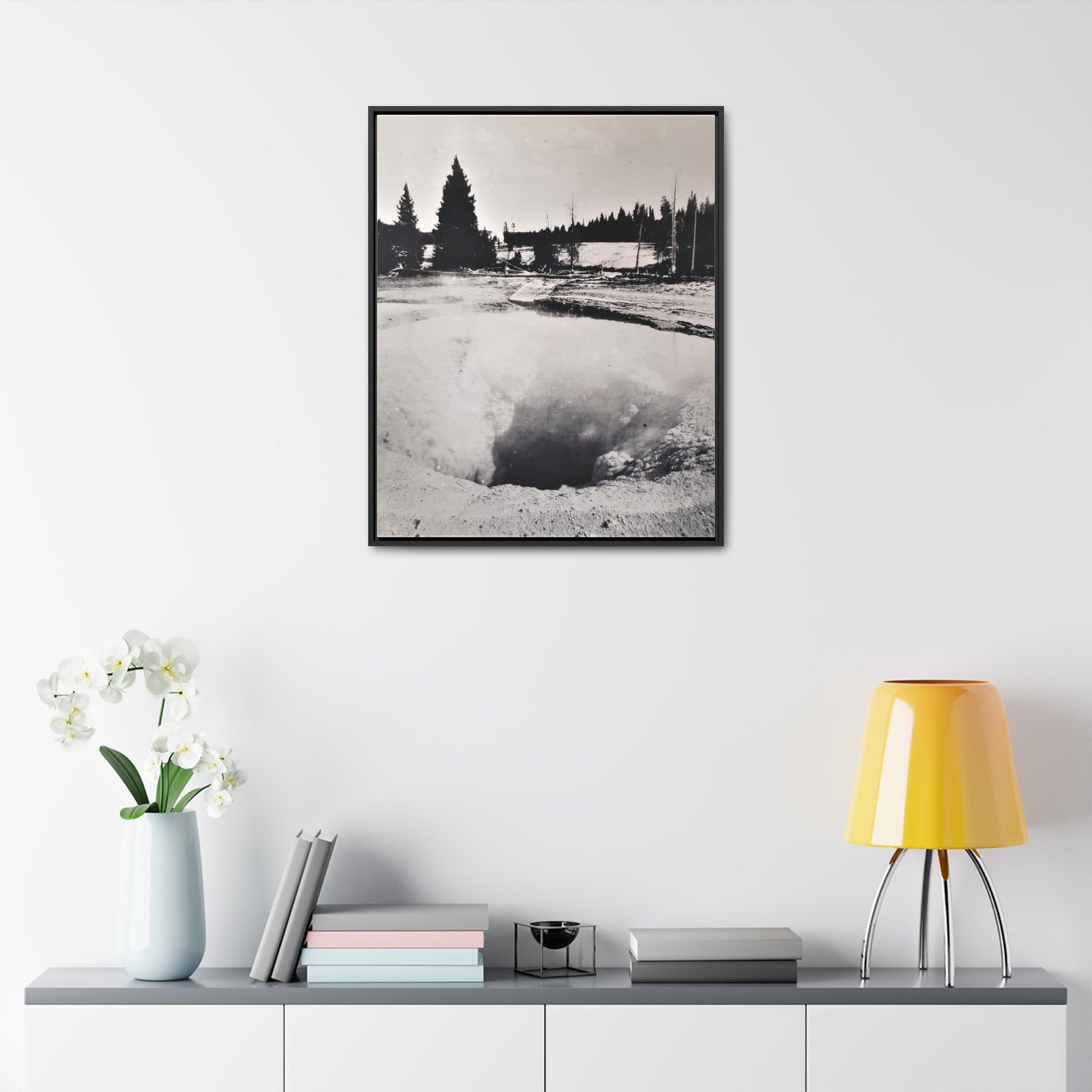 Morning Glory Pool Yellowstone Gallery Canvas Wraps, Vertical Frame