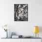 Eagles Nest Rock Yellowstone Gallery Canvas Wraps Vertical Frame 24″ x 30″ 1.25" Black