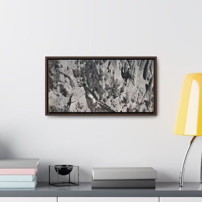 Cleopatras Needle Gallery Canvas Wraps Horizontal Frame 20″ x 10″ Walnut 1.25"