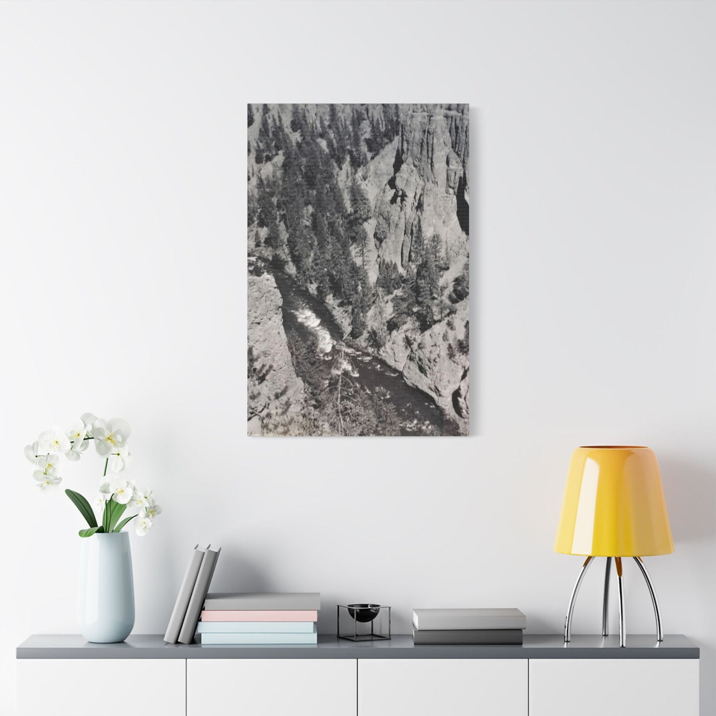 Cleopatras Needle Satin Canvas Stretched