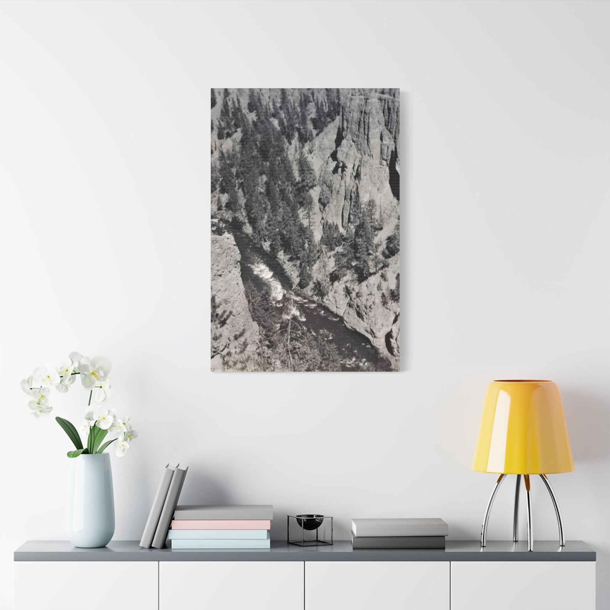 Cleopatras Needle Satin Canvas Stretched