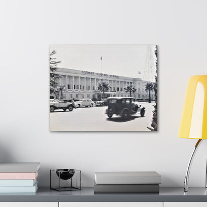 Sunset Bowling Center Largest in U.S 1939 Canvas Gallery Wraps 20″ x 16″ 1.25"