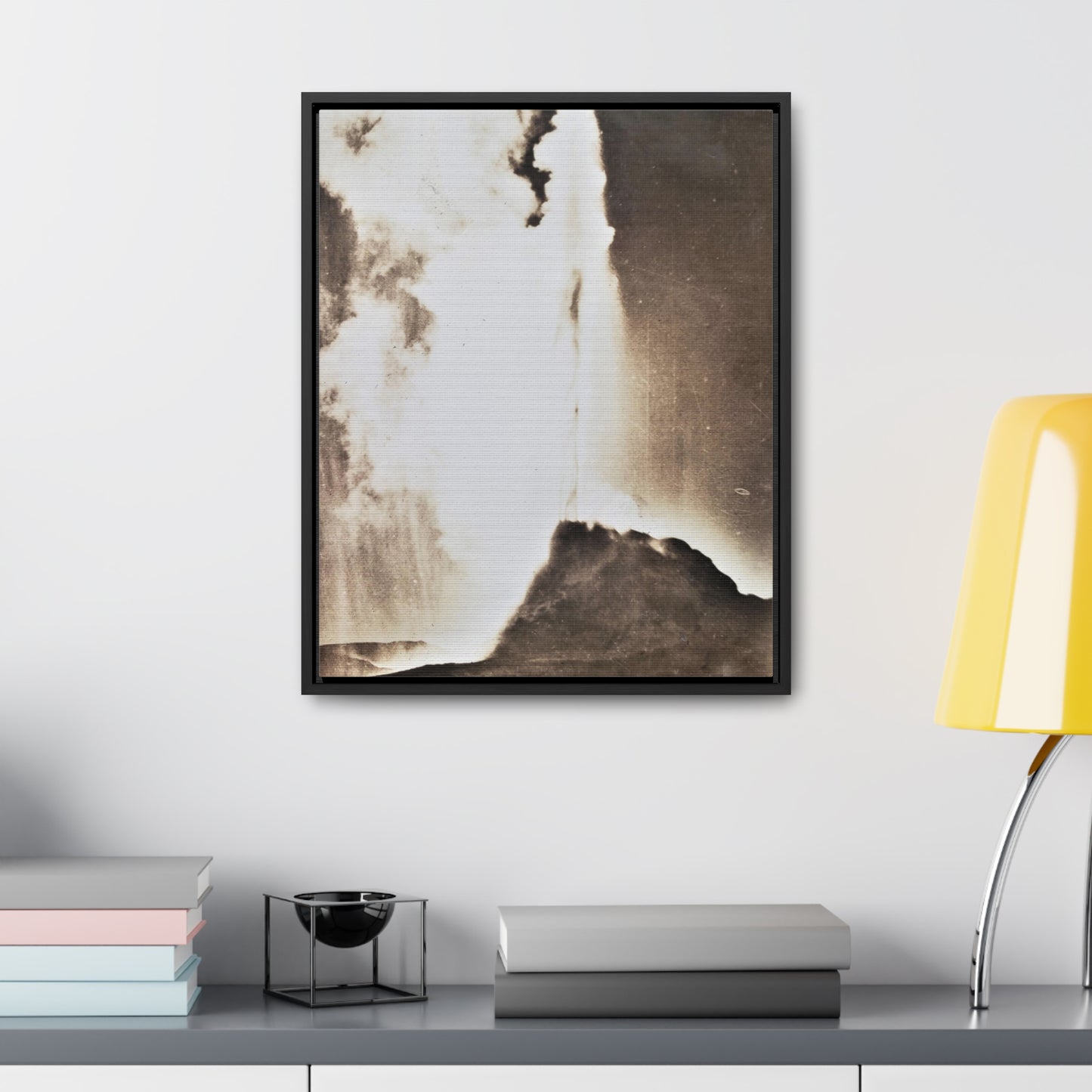 White Dome Geyser Yellowstone Gallery Canvas Wraps, Vertical Frame