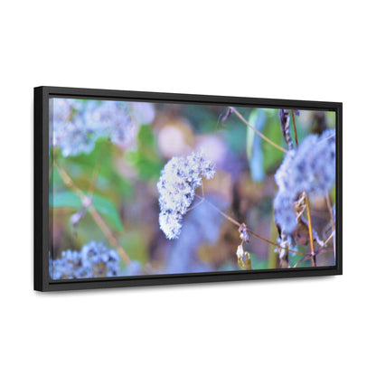 Macro Blue Gallery Canvas Wraps, Horizontal Frame