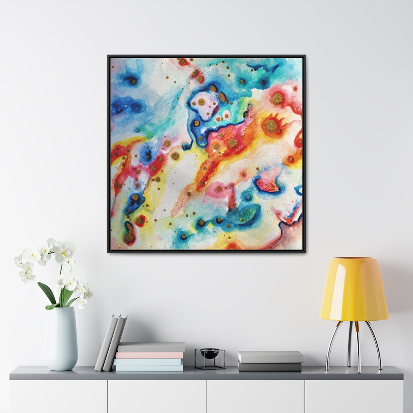 Blue Sky Angel Gallery Canvas Wraps, Square Frame