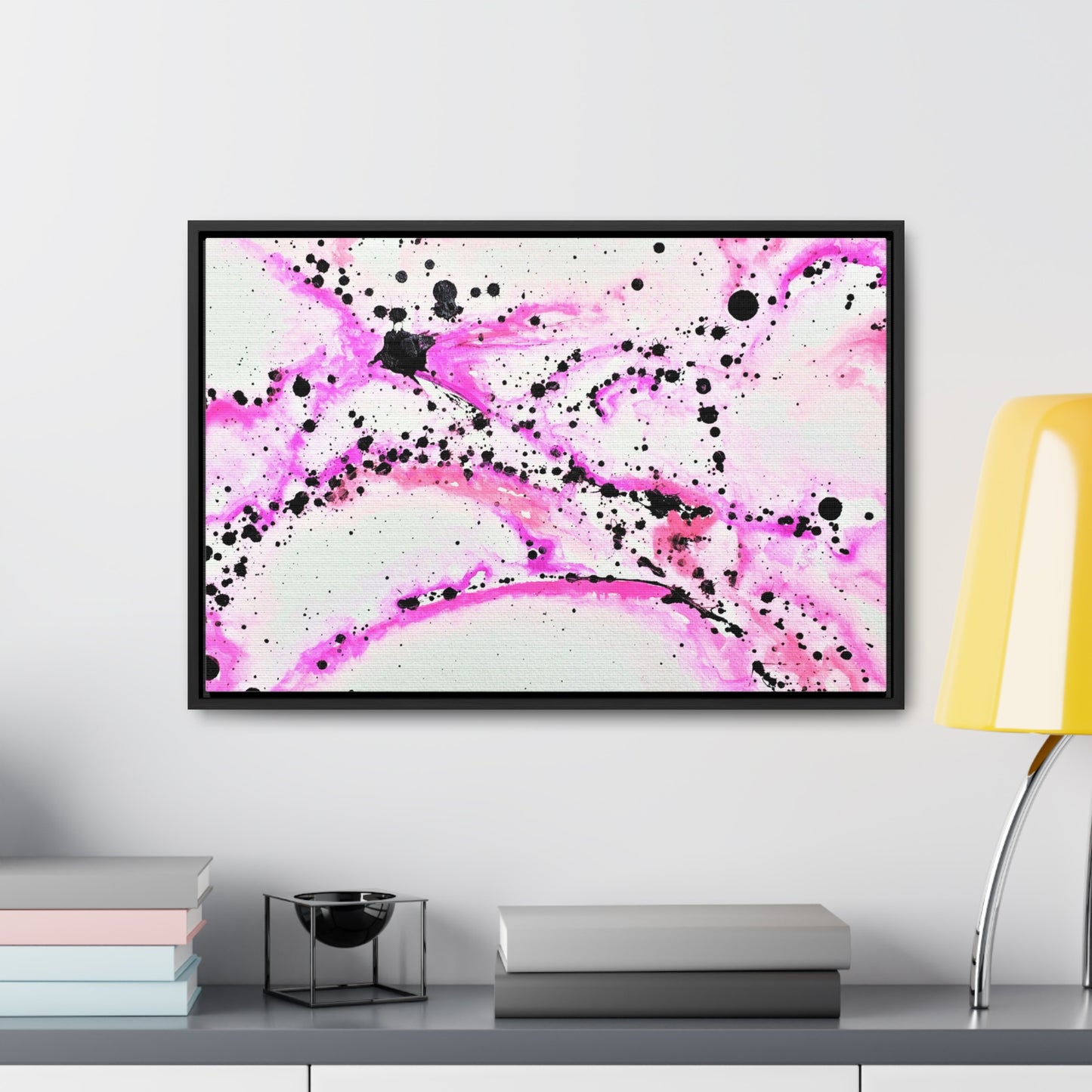 Neon Lightning Gallery Canvas Wraps, Horizontal Frame