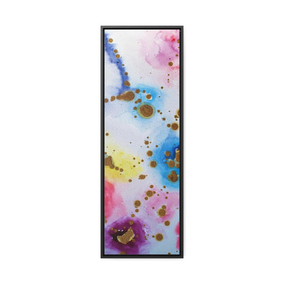 Purple Swirl Gallery Canvas Wraps, Vertical Frame 12″ x 36″ Premium Gallery Wraps (1.25″)