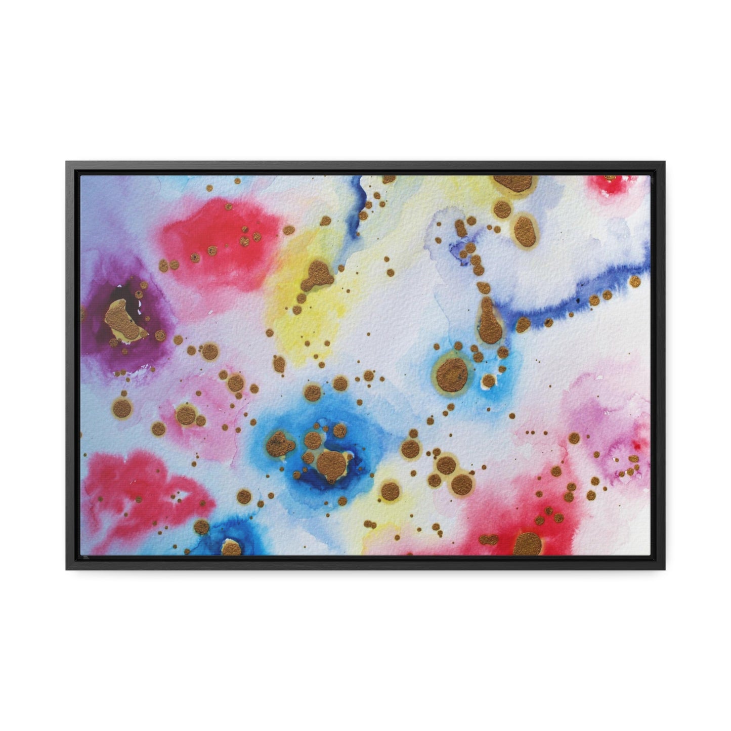 Purple Swirl Gallery Canvas Wraps, Horizontal Frame