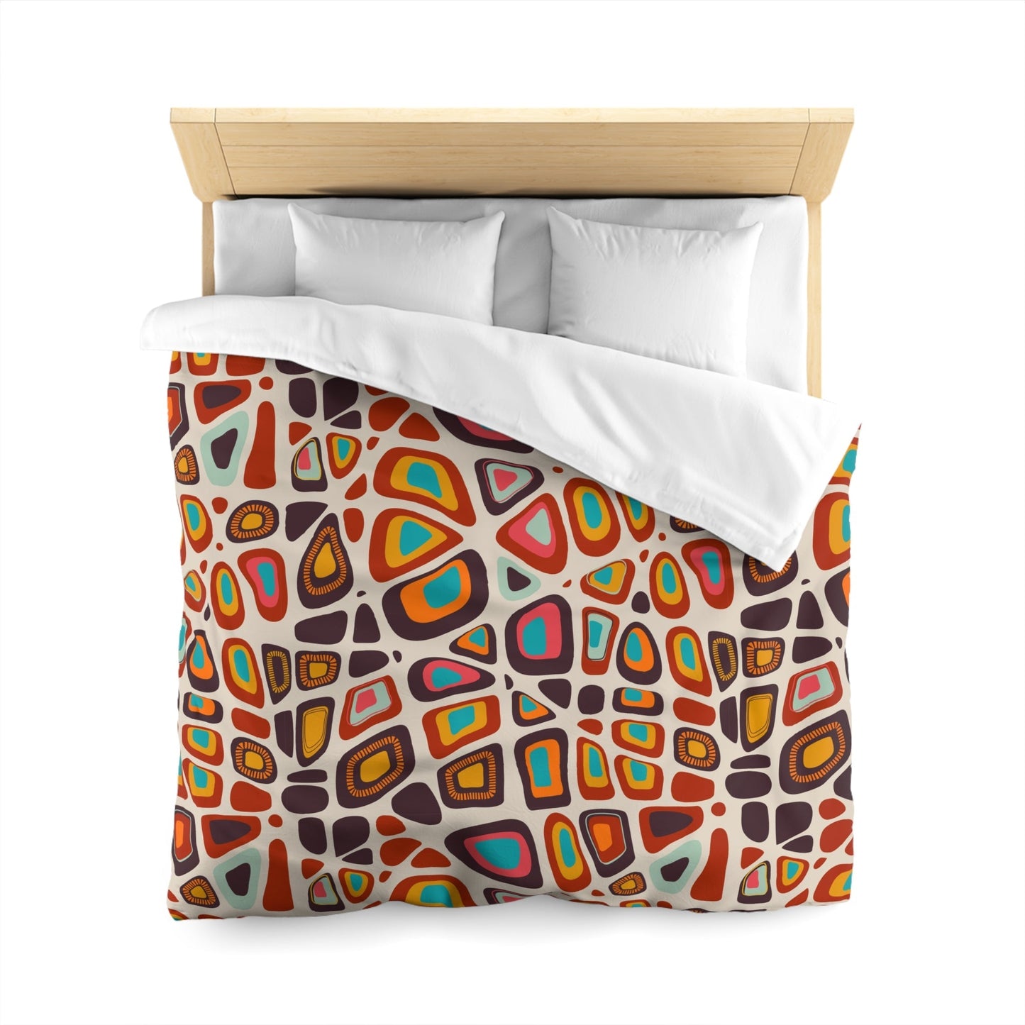 Vibrant Bohemian Microfiber Duvet Cover - Kia Day Design