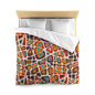 Vibrant Bohemian Microfiber Duvet Cover - Kia Day Design