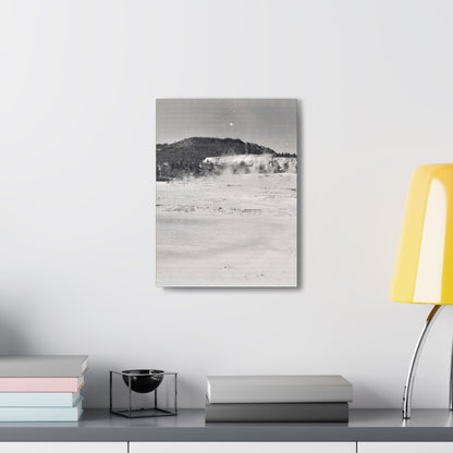 Mammoth Hot Springs Yellowstone Canvas Gallery Wraps 12″ x 16″ 1.25"