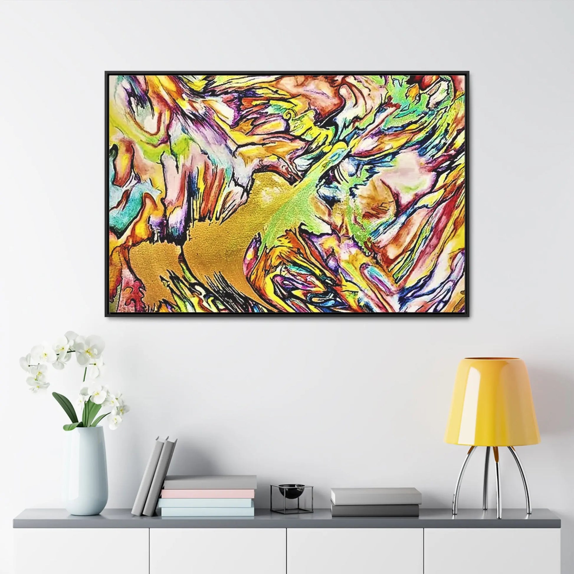 Phoenix Rising Gallery Canvas Wraps, Horizontal Frame