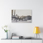 Boeing B-17 Bomber Satin Canvas Stretched 36″ x 24″ (Horizontal) 1.5"