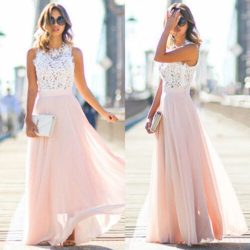 Sleeveless Lace Party Dress - - dress