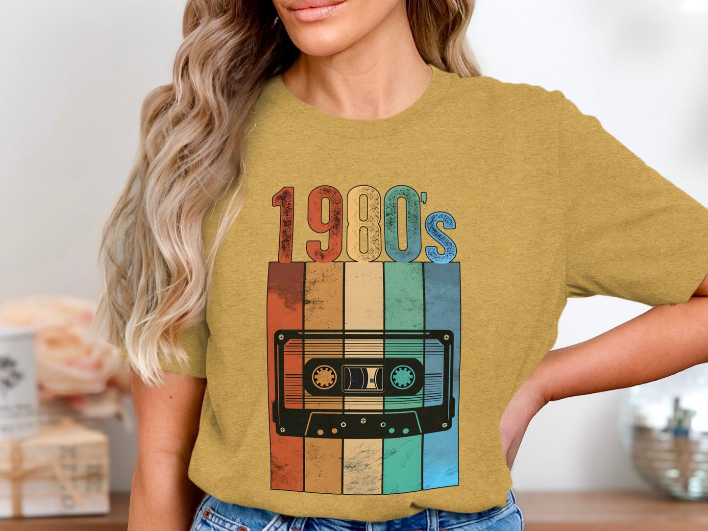 Vintage 1980s Retro Cassette Tape Cool Design T-Shirt- Cloud 16 Clothing Co.- {{Product type}}