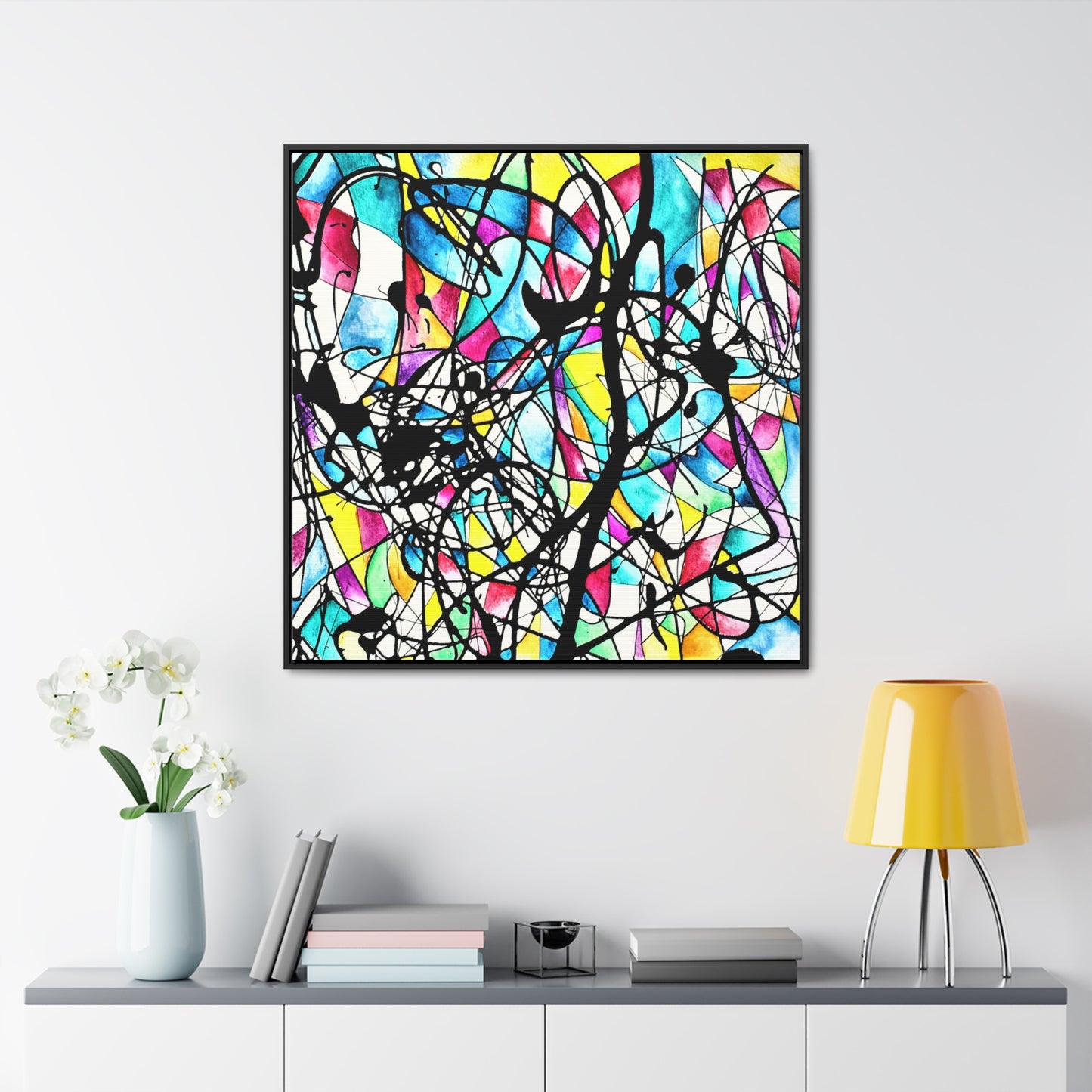 Kaleidoscope Gallery Canvas Wraps, Square Frame