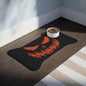 Smile Pet Feeding Mats Bone shape (30" × 18") White