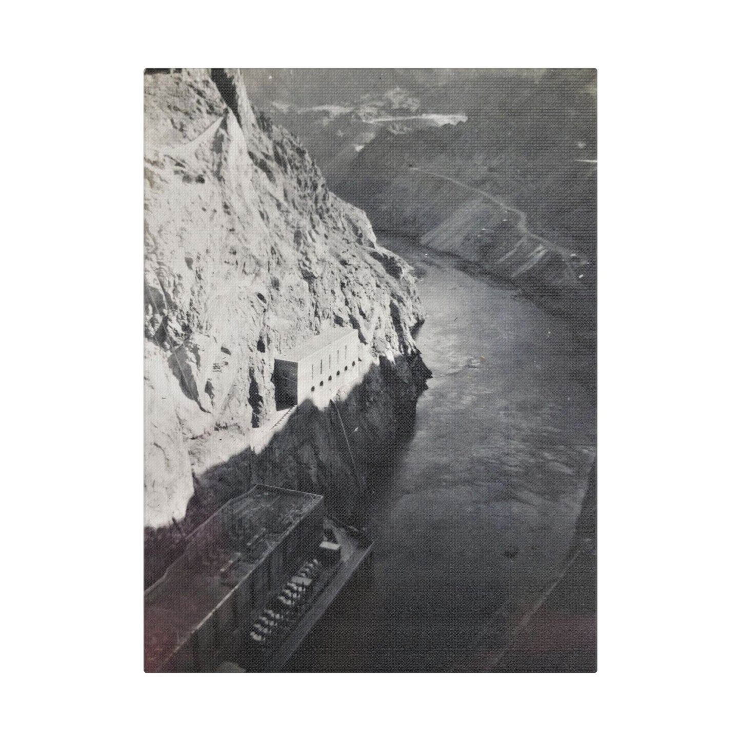 Boulder Dam Satin Canvas, Stretched