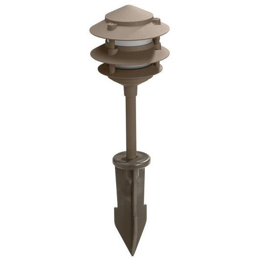 LED Aluminum Textured Bronze Landscape Path Light 86702 - - Landscape Lighting