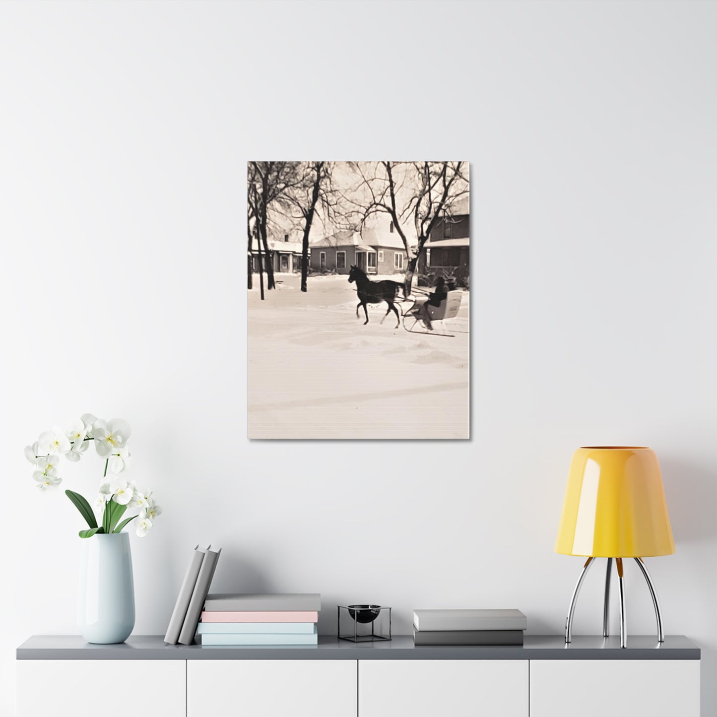 Carriage Ride Stretched Canvas